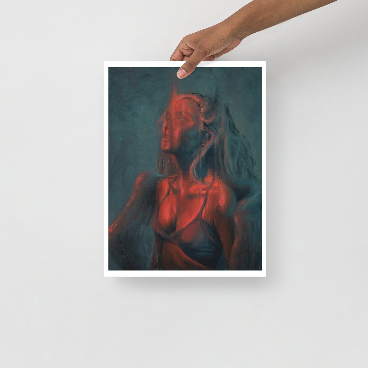 Unseen In Red - Print -